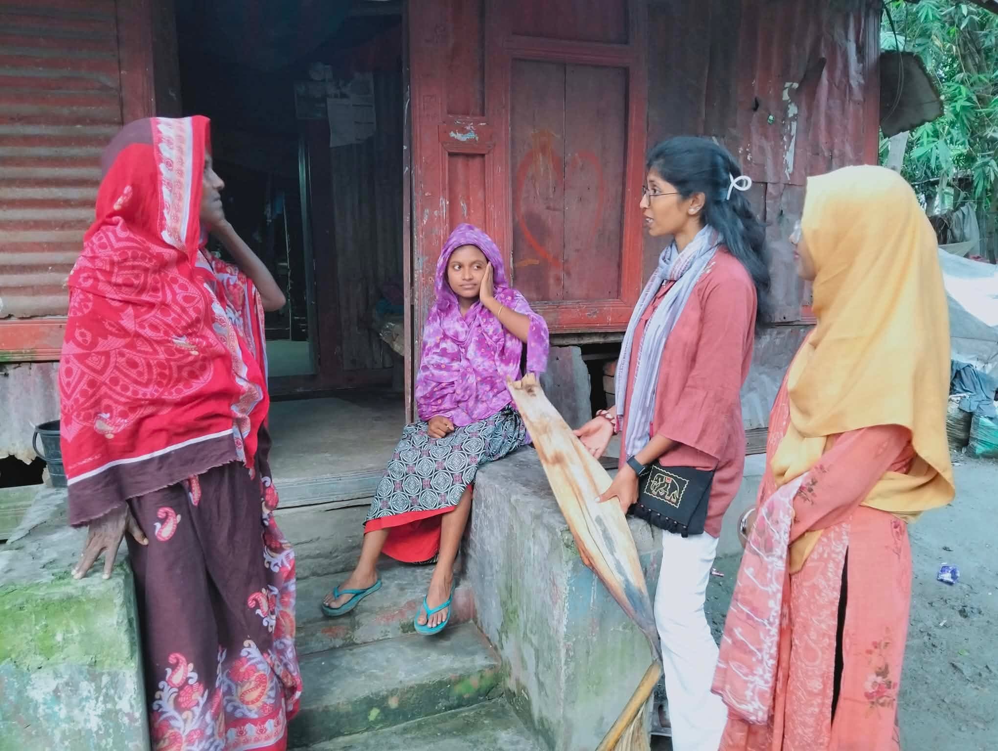 Rural women artisans at work