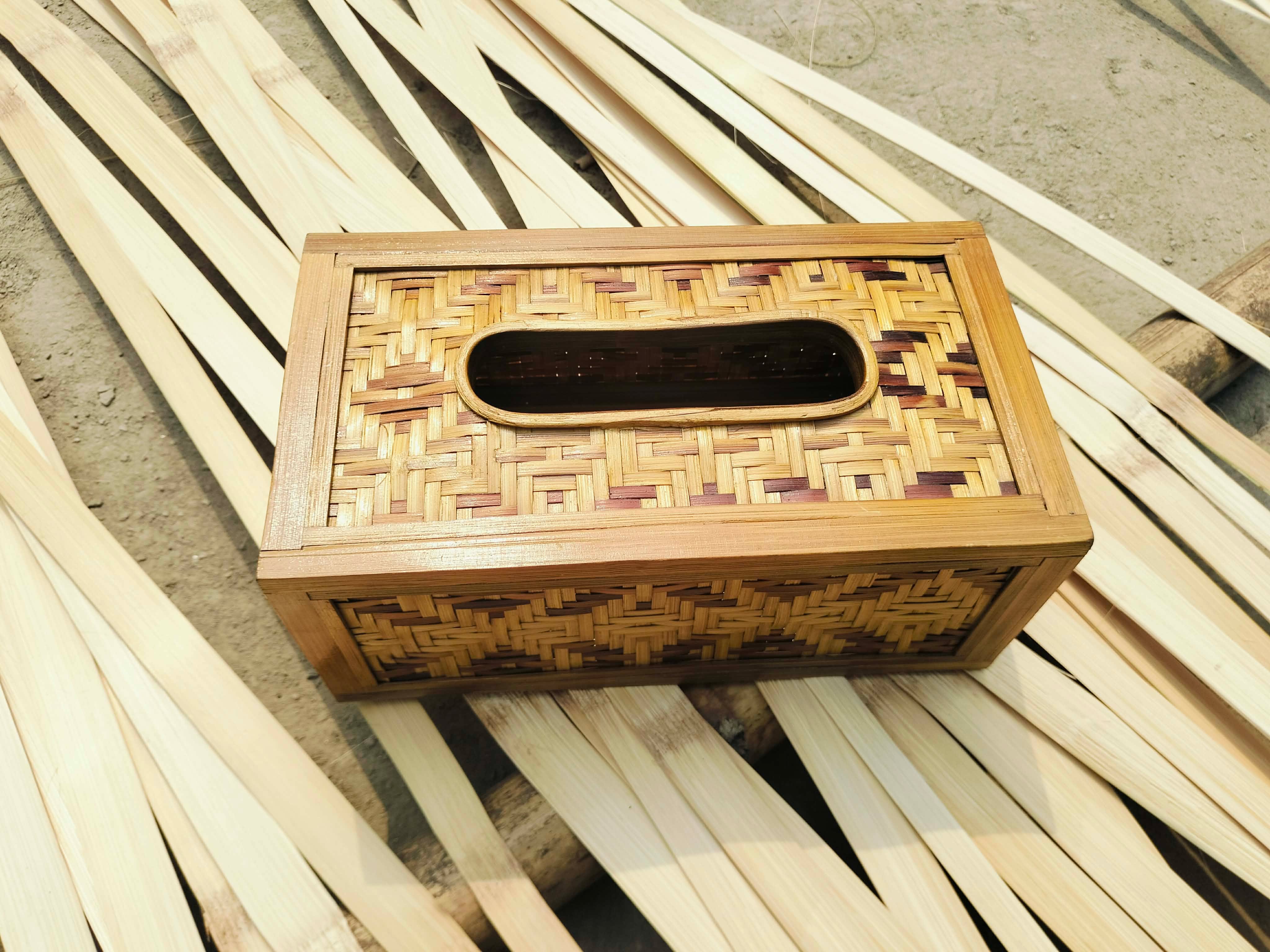 Bamboo Tissue Box